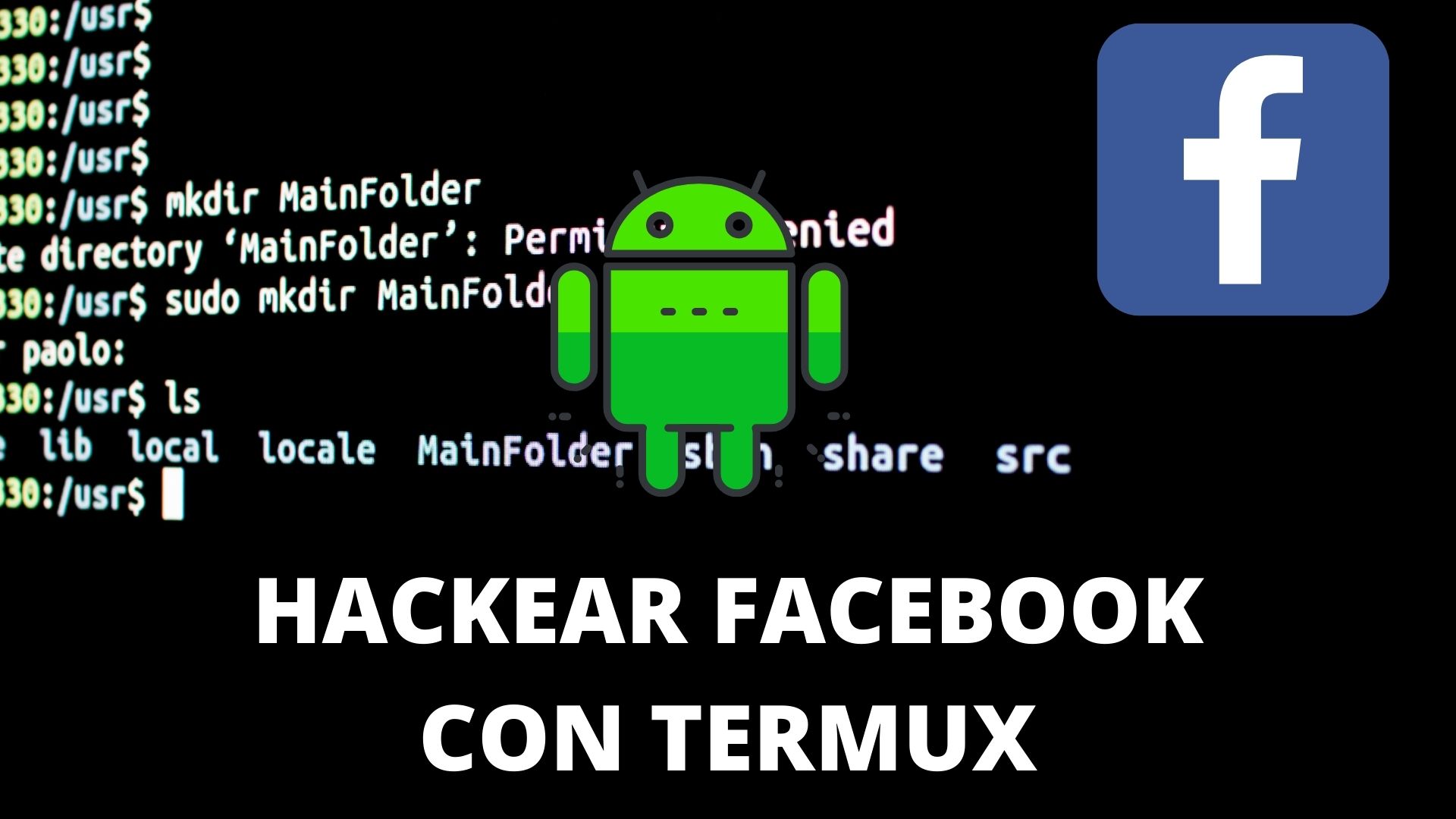 commands to hack facebook with termux
