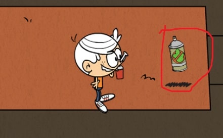 The Loud House Germ Skirmish disinfectant