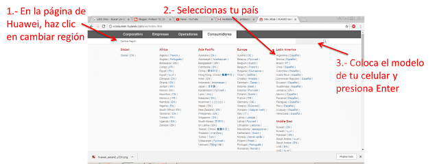 Interfaz inicial de Firmware Finder