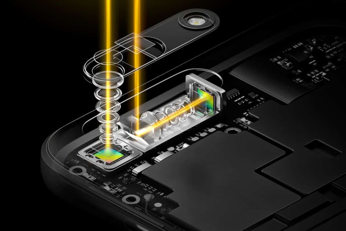 Visual del primer concepto de cámara periscópica de Oppo