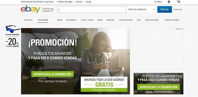 Comprar online seguro en eBay: listados y filtros