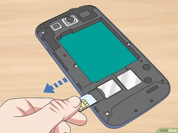 Sacar la SIM del teléfono para el recorte